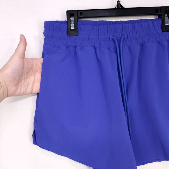 Athleta Crossroads Shorts Women Size Small Purple Drawstring Pockets Athleisure - Picture 7 of 12